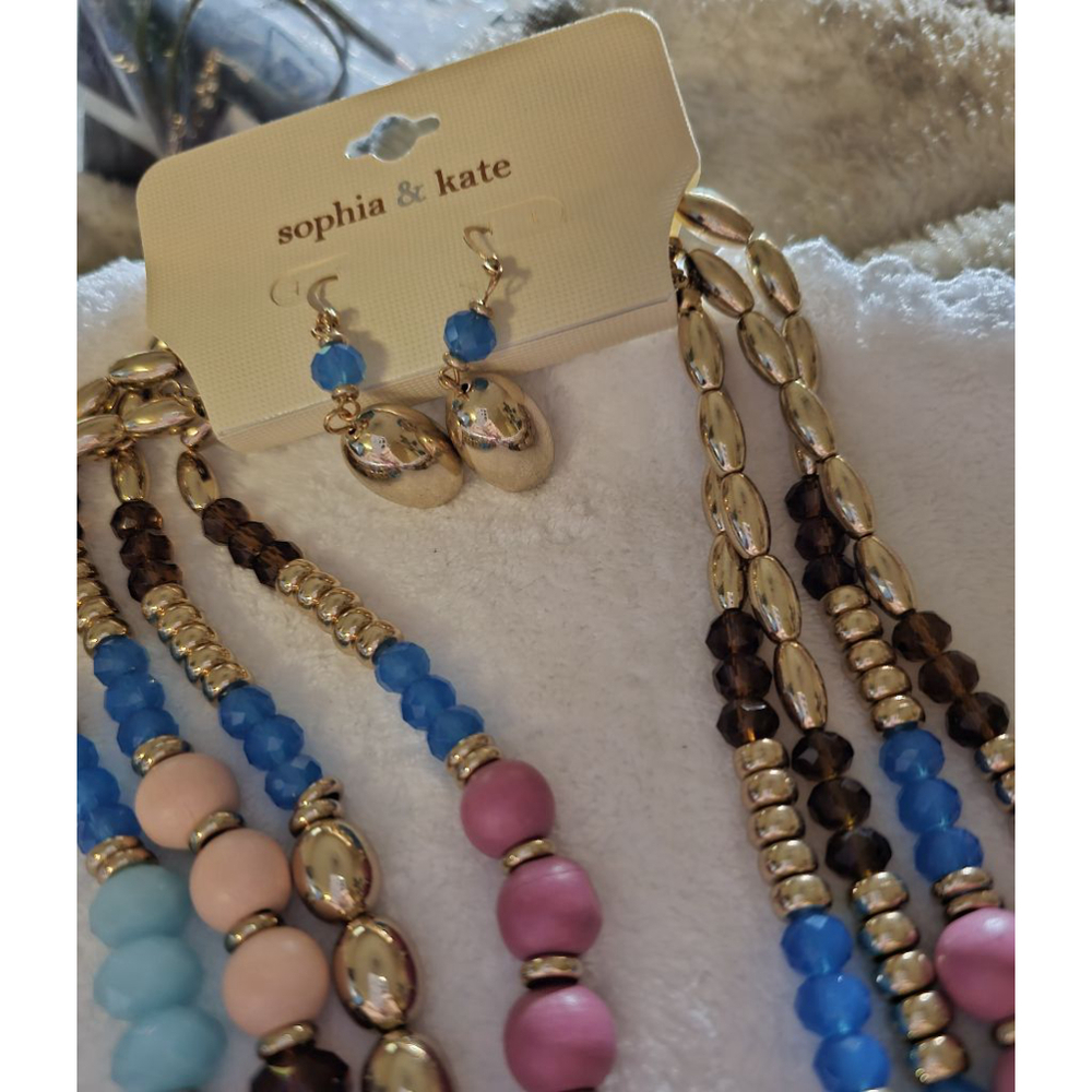 Multi stone necklace